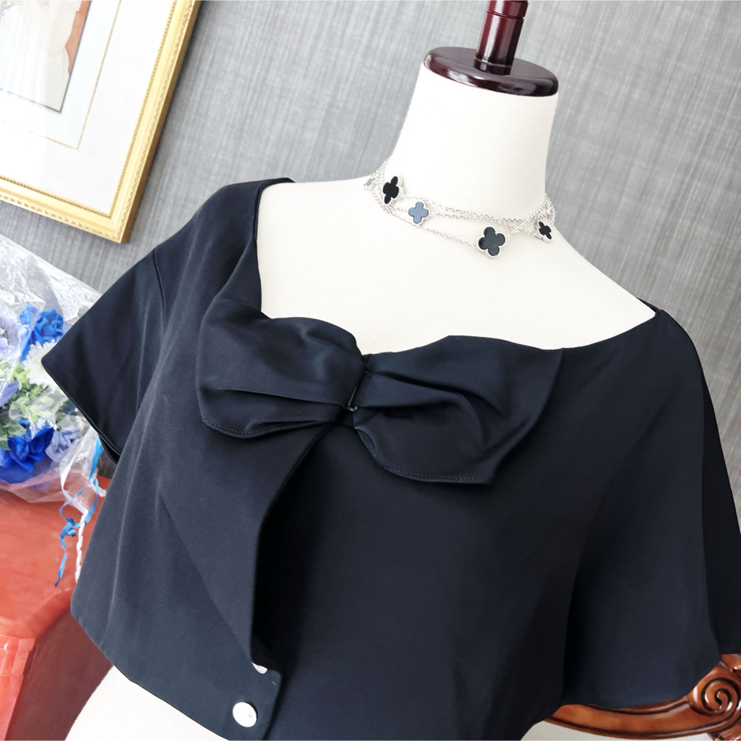 未使用 chloe クロエ ボレロ おリボン 半袖 ジャケット 未使用 chloe クロエ ボレロ おリボン 半袖 ジャケット