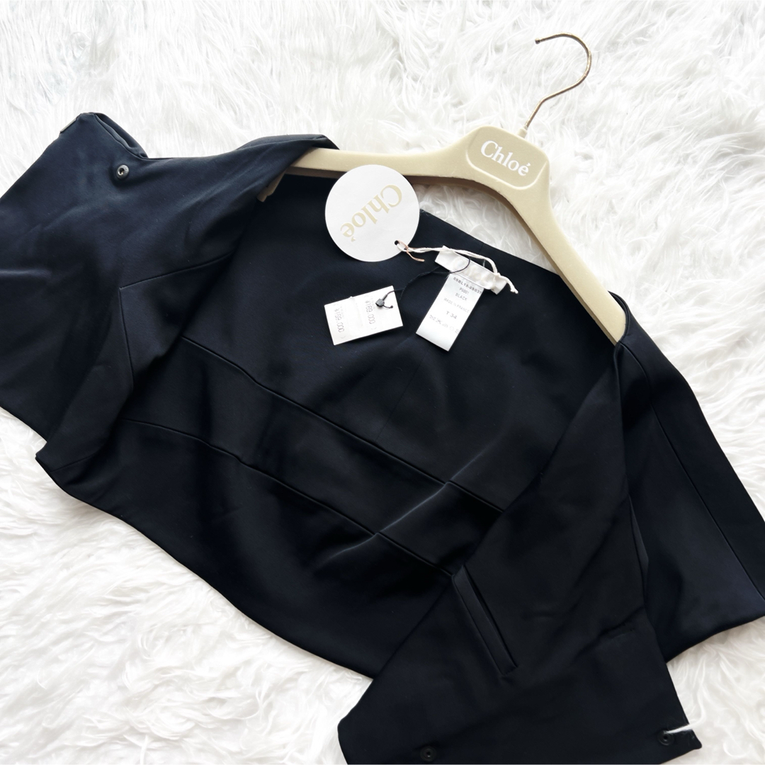 Chloe - 未使用 chloe クロエ ボレロ おリボン 半袖 ジャケット Chloe - 未使用 chloe クロエ ボレロ おリボン 半袖 ジャケット
