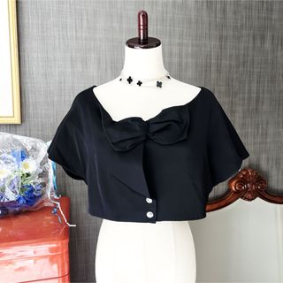 Chloe - 未使用 chloe クロエ ボレロ おリボン 半袖 ジャケット Chloe - 未使用 chloe クロエ ボレロ おリボン 半袖 ジャケット