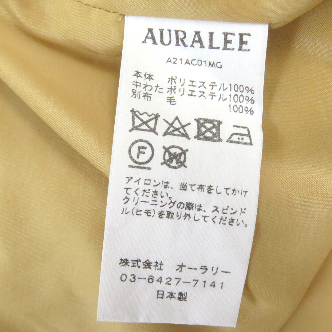 極美品□AURALEE オーラリー 21AW A21AC01MG LIGHT WOOL MAX 極美品□AURALEE オーラリー 21AW A21AC01MG LIGHT WOOL MAX