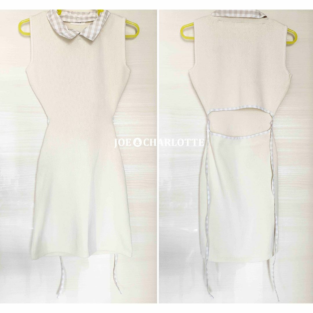 Darich - ダーリッチ バックオープンリボンニットミニワンピース Darich - ダーリッチ バックオープンリボンニットミニワンピース