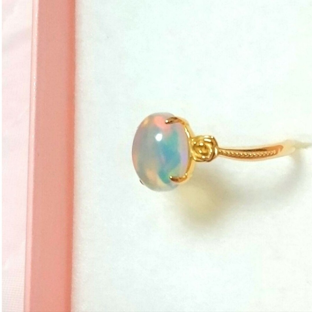 BIZOUX - 極美品‼️カフェオリ k10YG 1.9ct オパール リング BIZOUX - 極美品‼️カフェオリ k10YG 1.9ct オパール リング