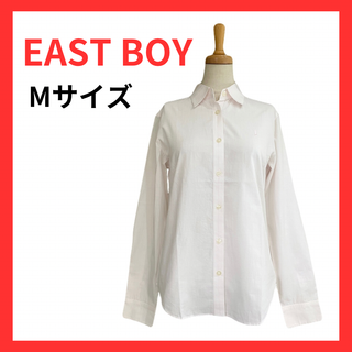 イーストボーイ(EASTBOY)の【EAST BOY】 カッターシャツ ピンクチェック柄【Mサイズ】 制服(シャツ/ブラウス(長袖/七分))
