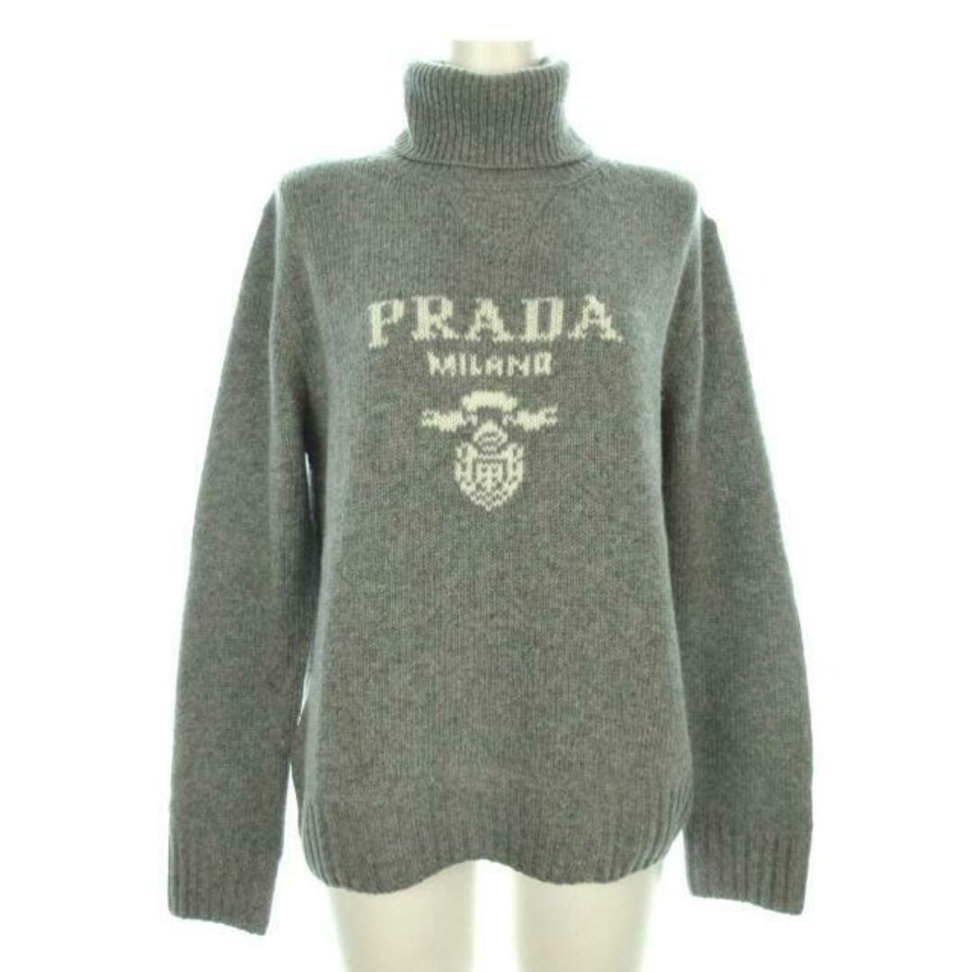 お値下げ!PRADA グレー ロゴ入り セーター 長袖 お値下げ!PRADA グレー ロゴ入り セーター 長袖