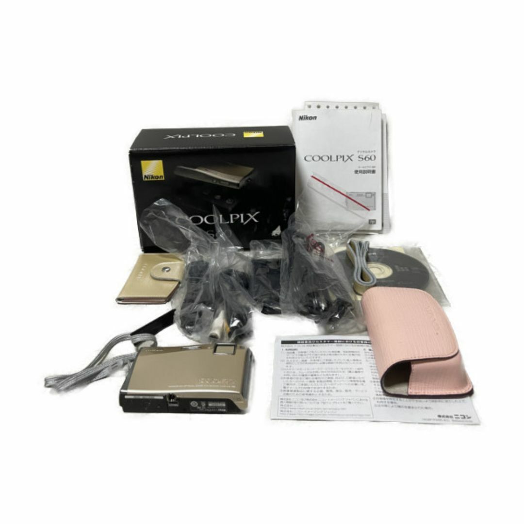 Nikon - 完動品 美品 Nikon Coolpix S60 10MP デジタルカメラの Nikon - 完動品 美品 Nikon Coolpix S60 10MP デジタルカメラの