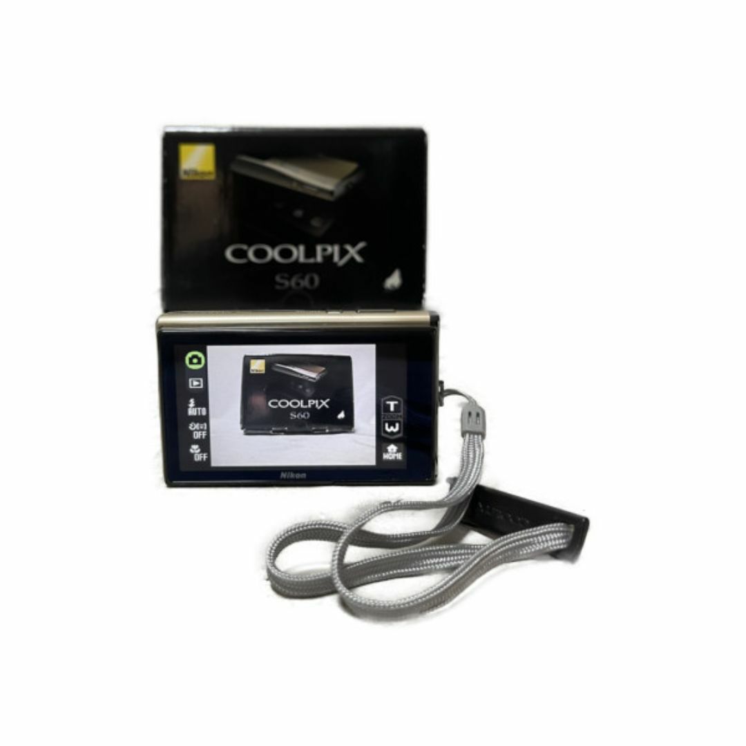 Nikon - 完動品 美品 Nikon Coolpix S60 10MP デジタルカメラの Nikon - 完動品 美品 Nikon Coolpix S60 10MP デジタルカメラの