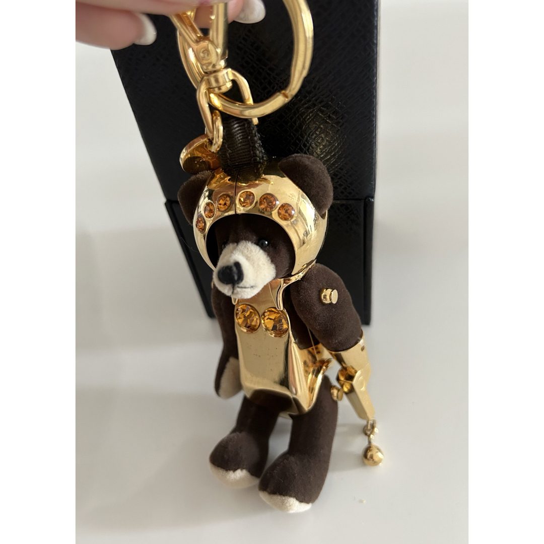 箱付き】PRADA プラダ ベアー チャーム 酸っぱい ブラック 黒 箱付き】PRADA プラダ ベアー チャーム 酸っぱい ブラック 黒