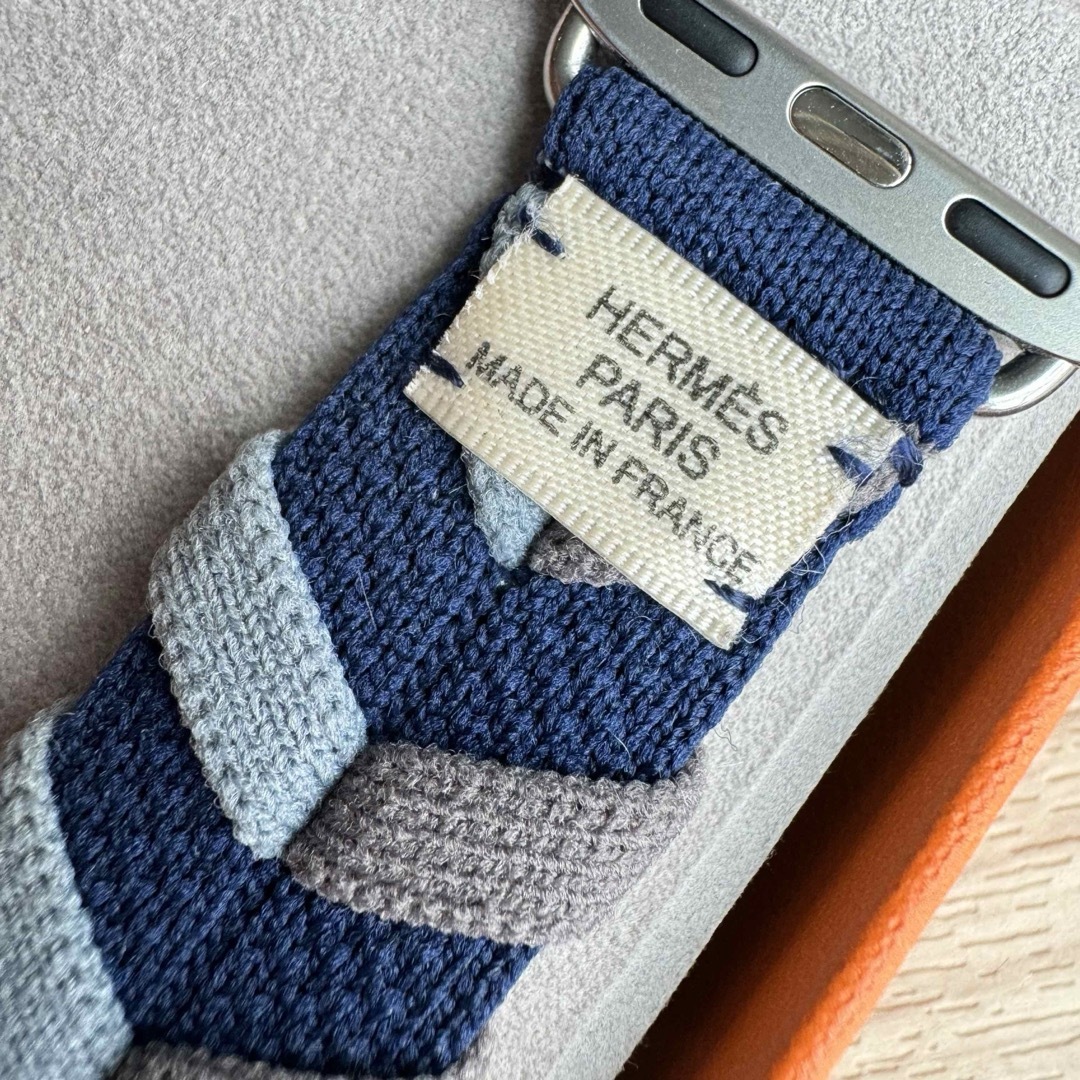 1926 Apple Watch エルメス ブリドン ブルー ドゥブルトゥール 1926 Apple Watch エルメス ブリドン ブルー ドゥブルトゥール