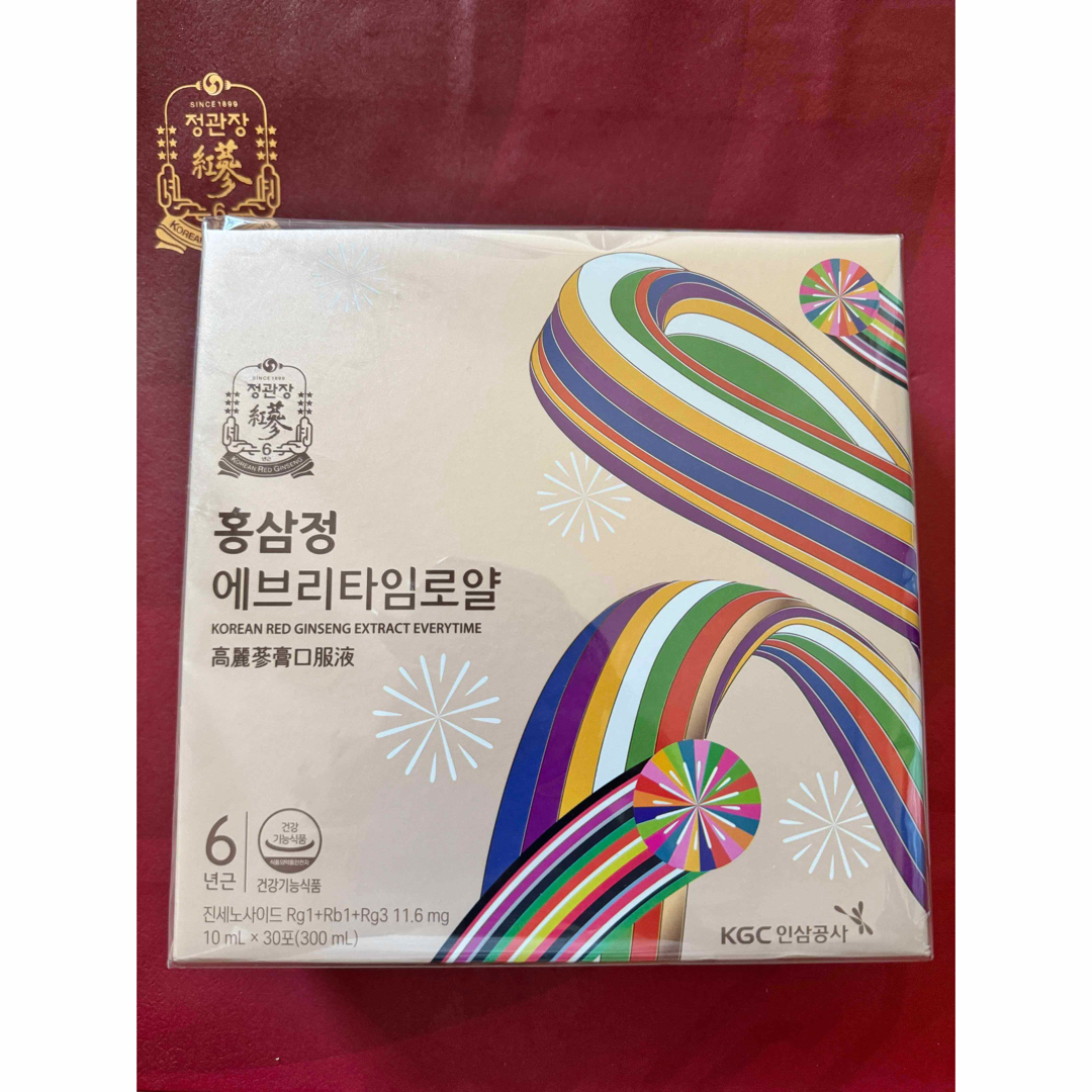 新品未開封正官庄 6年根高麗人参紅参精 エブリタイム 30包 新品未開封正官庄 6年根高麗人参紅参精 エブリタイム 30包