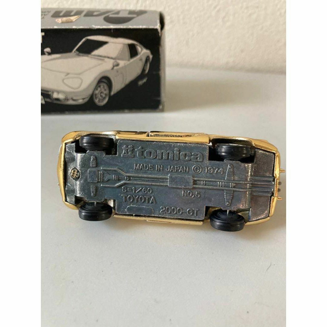 トミカシリーズ - 箱あり トミカ トヨタ2000GT ゴールド 金の