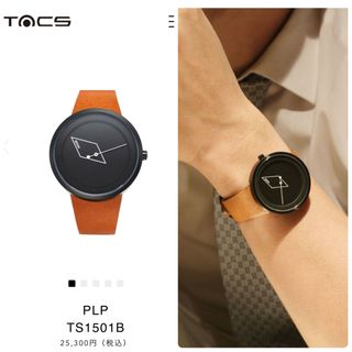 TACS PLP TS1501B レザー腕時計(レザーベルト)