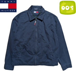 TOMMY HILFIGER - TOMMY FILFIGER ネイビー スイングトップ