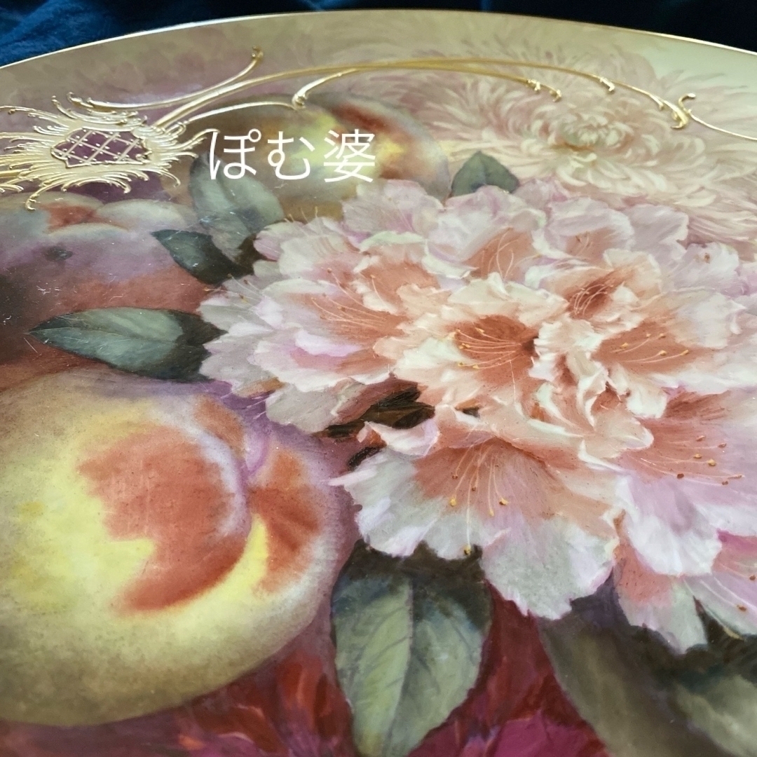 ☆追加画像【KPMベルリン】印象派 印象主義作品/40cm大皿 ※二級品 ☆追加画像【KPMベルリン】印象派 印象主義作品/40cm大皿 ※二級品