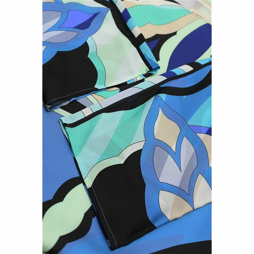 EMILIO PUCCI - HGCB371/EMILIO PUCCI ひざ丈ワンピース 38 青 EMILIO PUCCI - HGCB371/EMILIO PUCCI ひざ丈ワンピース 38 青