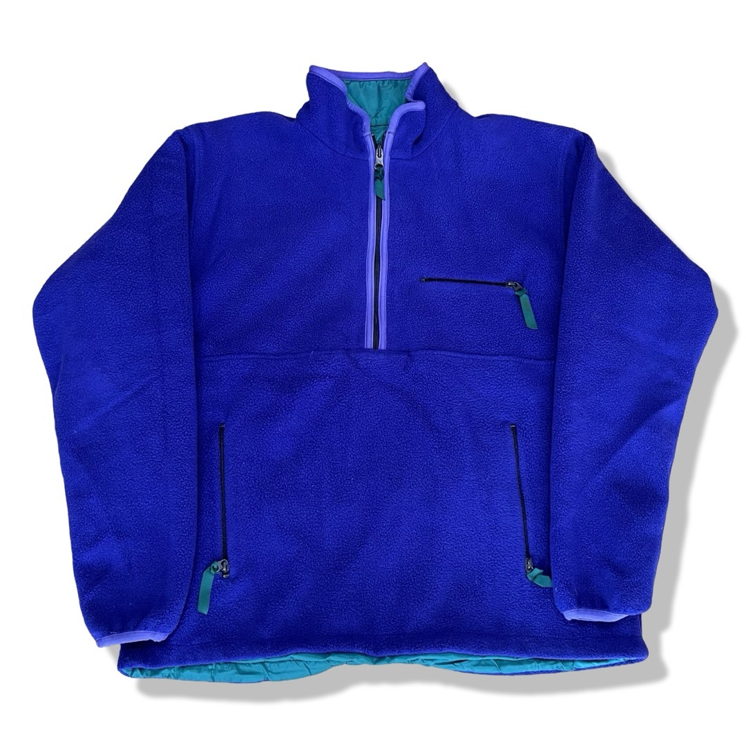 80s】patagonia リバーシブル グリセードプルオーバー スナップT 80s】patagonia リバーシブル グリセードプルオーバー スナップT