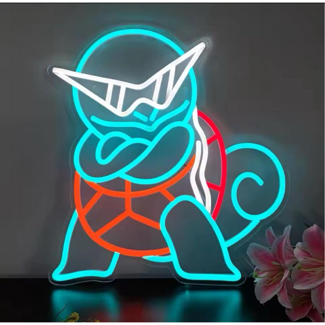 ネオンサイン ネオンライト ポケモン ゼニガメの通販 by しん ネオンサイン ネオンライト ポケモン ゼニガメの通販 by しん