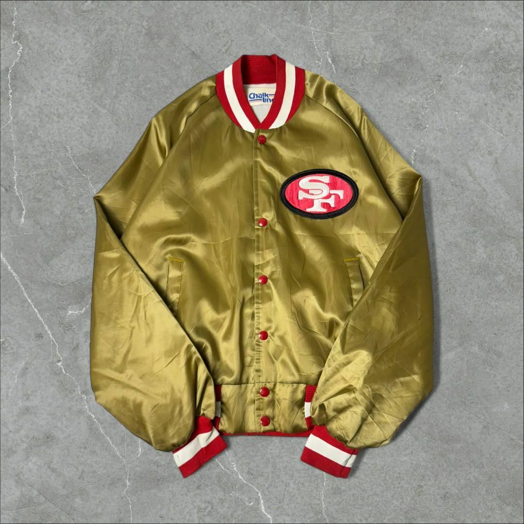 90s Chalk Line SAN FRANCISCO 49ers スタジャン 90s Chalk Line SAN FRANCISCO 49ers スタジャン