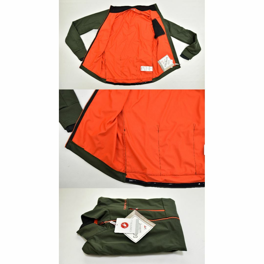 Castelli GO ジャケット size:L グリーン/ファイアリーレッド ウエア Castelli GO ジャケット size:L グリーン/ファイアリーレッド ウエア