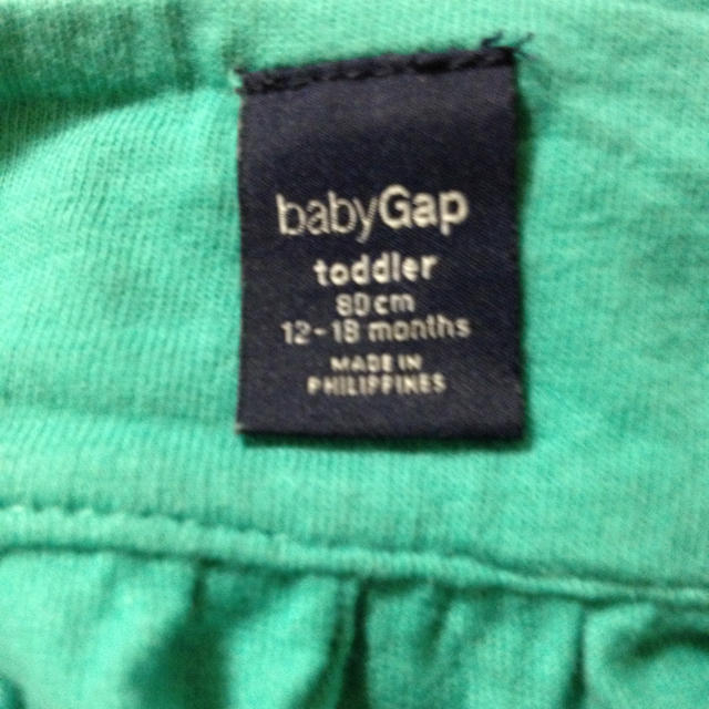 GAP(ギャップ)のGAP ノースリーチュニック 80cm キッズ/ベビー/マタニティのキッズ服女の子用(90cm~)(その他)の商品写真