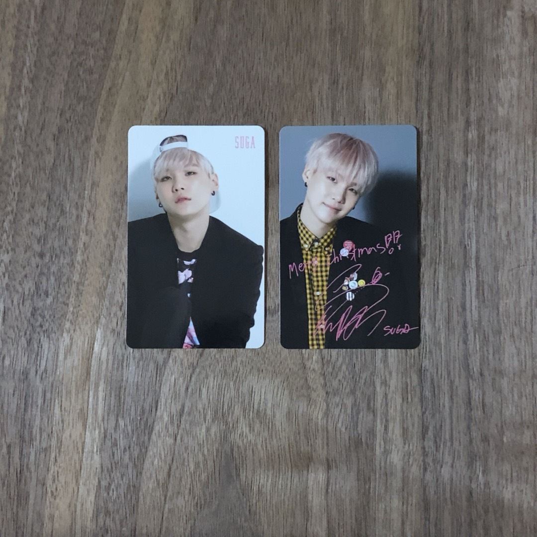 BTS ユンギ I NEED U クリスマス トレカ SUGA ポニキャ限定 BTS ユンギ I NEED U クリスマス トレカ SUGA ポニキャ限定