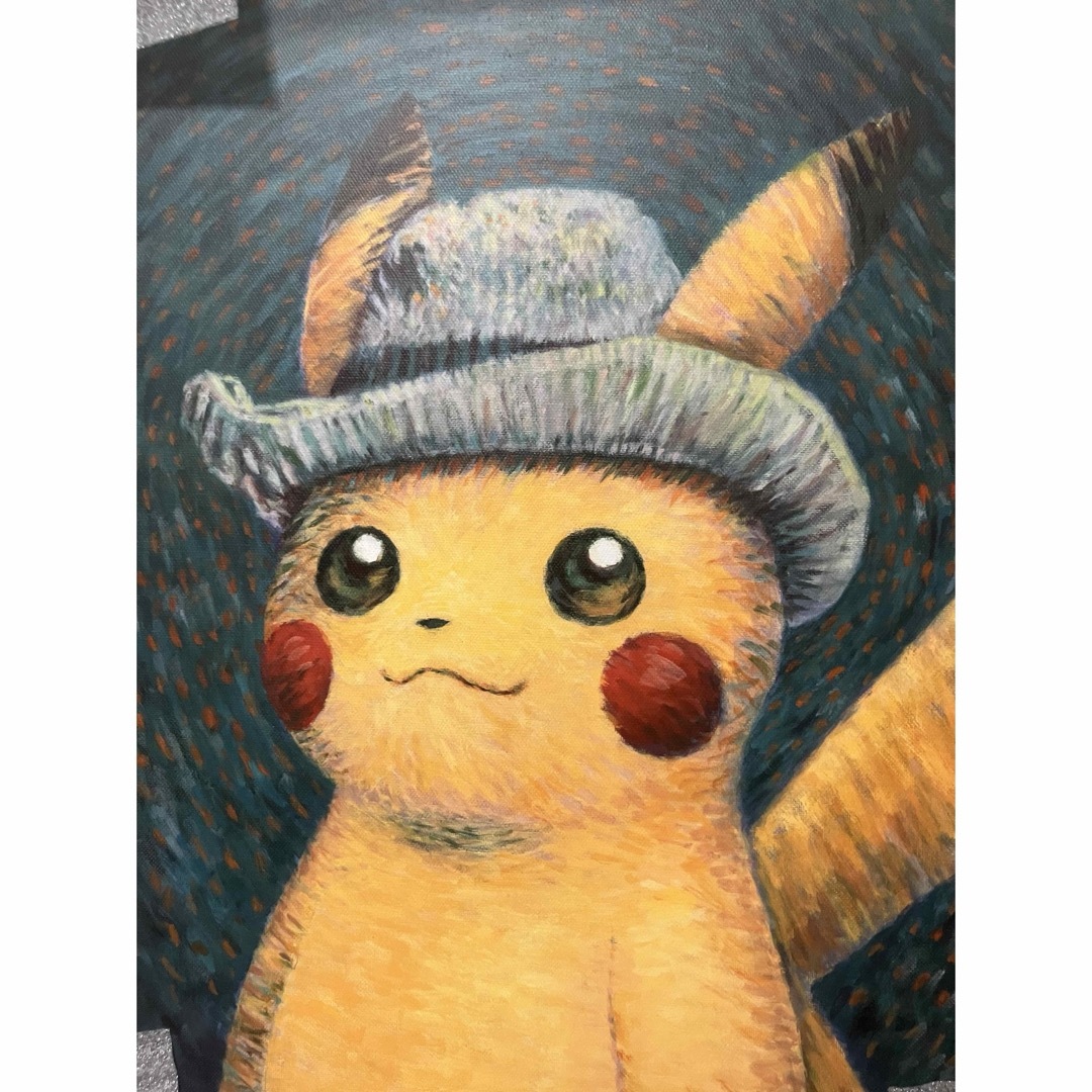 ポケモン - ゴッホピカチュウ キャンバスアート ジクレー 金枠 ポケモン - ゴッホピカチュウ キャンバスアート ジクレー 金枠