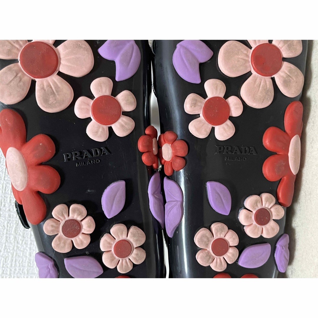 PRADA プラダ フラワー 花柄 サンダル 35 1X473H PRADA プラダ フラワー 花柄 サンダル 35 1X473H