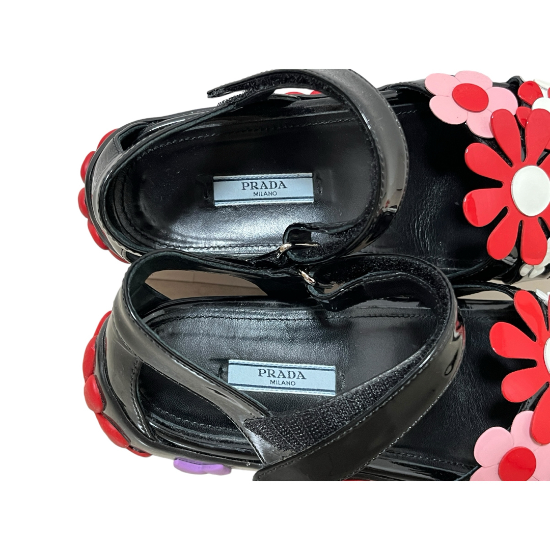 PRADA プラダ フラワー 花柄 サンダル 35 1X473H PRADA プラダ フラワー 花柄 サンダル 35 1X473H