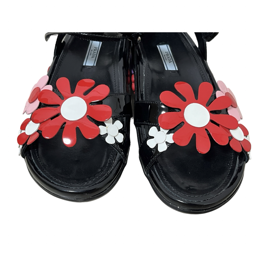PRADA プラダ フラワー 花柄 サンダル 35 1X473H PRADA プラダ フラワー 花柄 サンダル 35 1X473H
