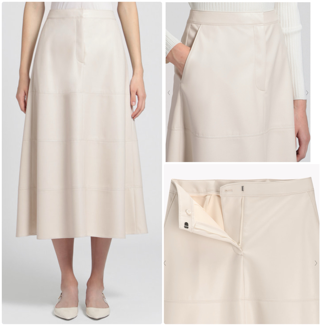 Theory luxe - theory luxe 24SS レザー調 フレアスカート Theory luxe - theory luxe 24SS レザー調 フレアスカート