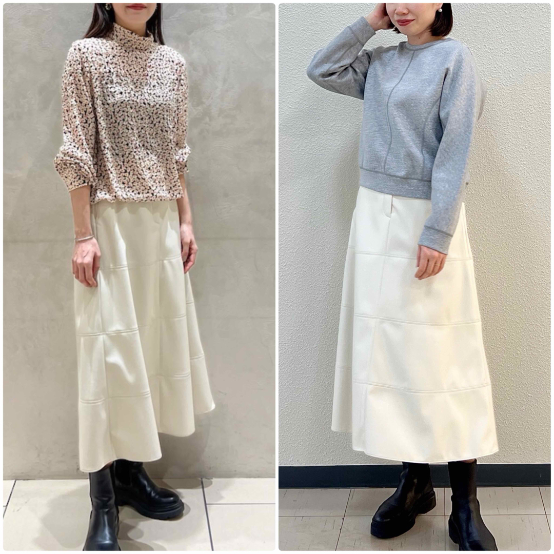 Theory luxe - theory luxe 24SS レザー調 フレアスカート Theory luxe - theory luxe 24SS レザー調 フレアスカート