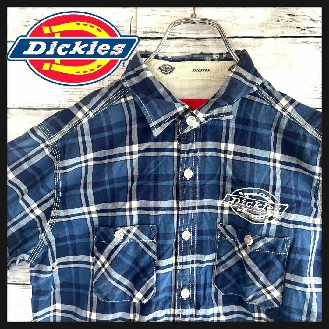 Dickies - 【春物商品】ディッキーズ 半袖シャツ チェック柄 Dickies - 【春物商品】ディッキーズ 半袖シャツ チェック柄