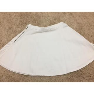 アメリカンアパレル(American Apparel)のAmerican apparel 白デニムスカート(ミニスカート)