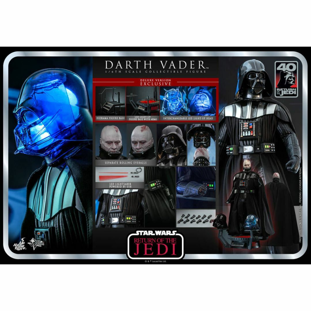 ホットトイズ 1/6 スター・ウォーズ ジェダイの帰還 ダース ホットトイズ 1/6 スター・ウォーズ ジェダイの帰還 ダース
