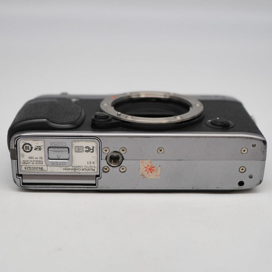 富士フイルム - □並品□ FUJIFILM X-E1 ボディ シルバーの通販 富士フイルム - □並品□ FUJIFILM X-E1 ボディ シルバーの通販