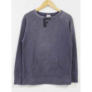 デニムダンガリー(DENIM DUNGAREE)の【秋物 新入荷】☆DENIM DUNGAREE/デニムダンガリー☆ビンテージプリントスウェット/トレーナー/スウェット/カジュアル/長袖 グレー レディース 01【中古】春秋 019042(トレーナー/スウェット)