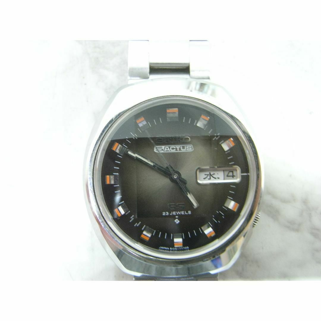 SEIKO - 美品 ヴィンテージ SEIKO 5 アクタス SS カットガラス SEIKO - 美品 ヴィンテージ SEIKO 5 アクタス SS カットガラス