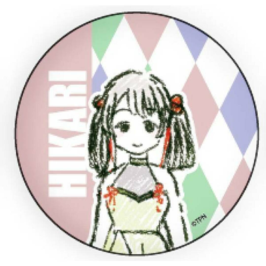 【城ヶ崎ひかり】缶バッジ てっぺんっ!!!!!!!!!!!!!!! 01 グラフアートイラスト エンタメ/ホビーのアニメグッズ(その他)の商品写真