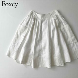 FOXEY(ひざ丈スカート ・ ホワイト/白色系)のフリマアイテム一覧 FOXEY(ひざ丈スカート ・ ホワイト/白色系)のフリマアイテム一覧