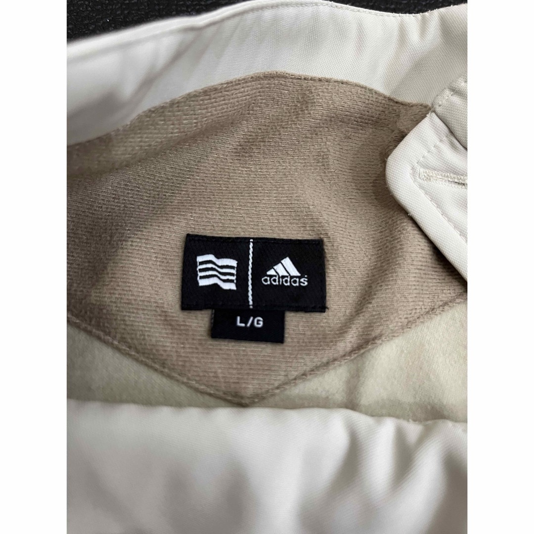 adidas - adidas ゴルフ 万国旗タグ zipジャケット スリーライン adidas - adidas ゴルフ 万国旗タグ zipジャケット スリーライン
