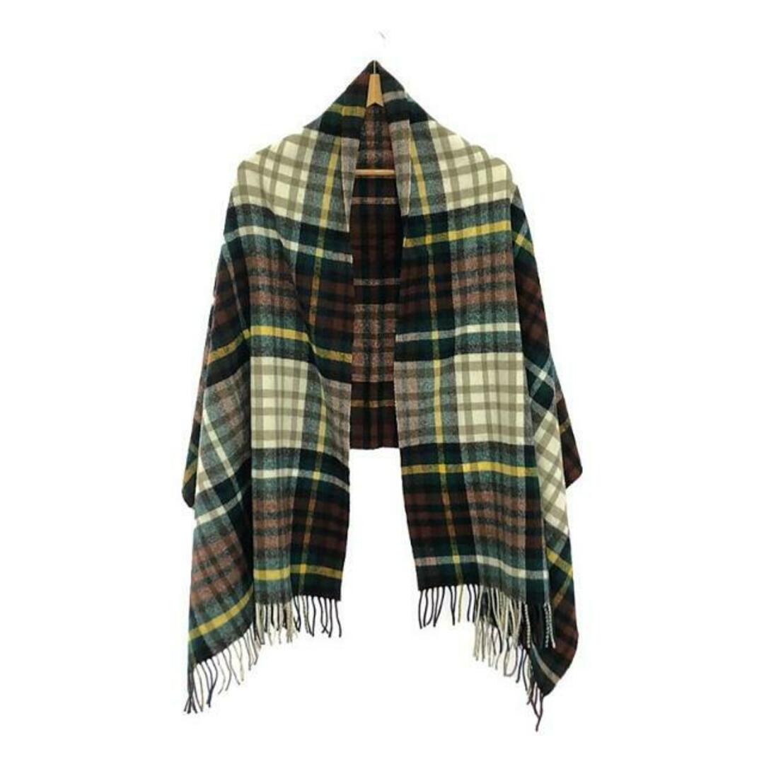 【激安大特価!】 | トラディショナルウェザーウェア / Weatherwear Traditional ラムウール ラクマ フリマアプリ | マルチカラー | 大判ストール フリンジ チェック 小物
