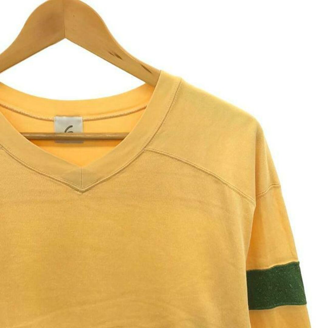 6 (ROKU) - 6(ROKU) / ロク | FOOT BALL LONG SLEEVE T-SHIRT 袖 6 (ROKU) - 6(ROKU) / ロク | FOOT BALL LONG SLEEVE T-SHIRT 袖