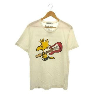 ヒステリックグラマー(HYSTERIC GLAMOUR)のHYSTERIC GLAMOUR / ヒステリックグラマー | × THEATER8 × PEANUTS Woodstock ウッドストック プリントTシャツ | M | ホワイト | メンズ(Tシャツ/カットソー(半袖/袖なし))