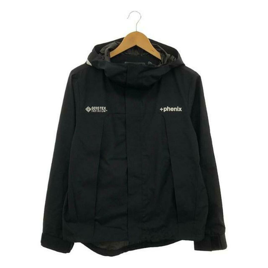 phenix / フェニックス | GORE-TEX INFINIUM LOGO Mountain Parka ゴアテックス ロゴプリント マウンテンパーカー ジャケット | S | ブラック | メンズ