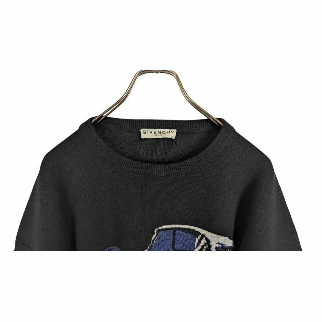 GIVENCHY - 【美品】GIVENCHY カー モチーフ ニット セーター XL GIVENCHY - 【美品】GIVENCHY カー モチーフ ニット セーター XL