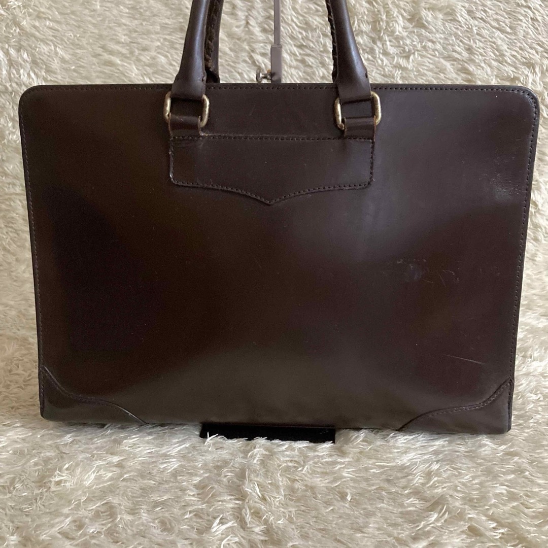 激レア】Paul Smith ビジネスバッグ レザー ダークブラウン 激レア】Paul Smith ビジネスバッグ レザー ダークブラウン