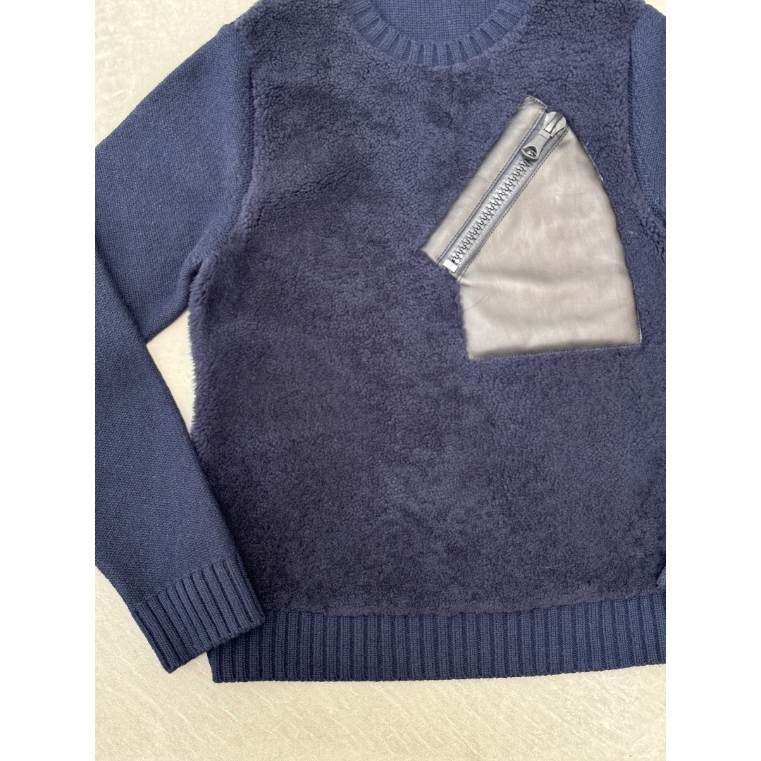 VALENTINO - ヴァレンティノ クルーネック ムートン ニット VALENTINO - ヴァレンティノ クルーネック ムートン ニット