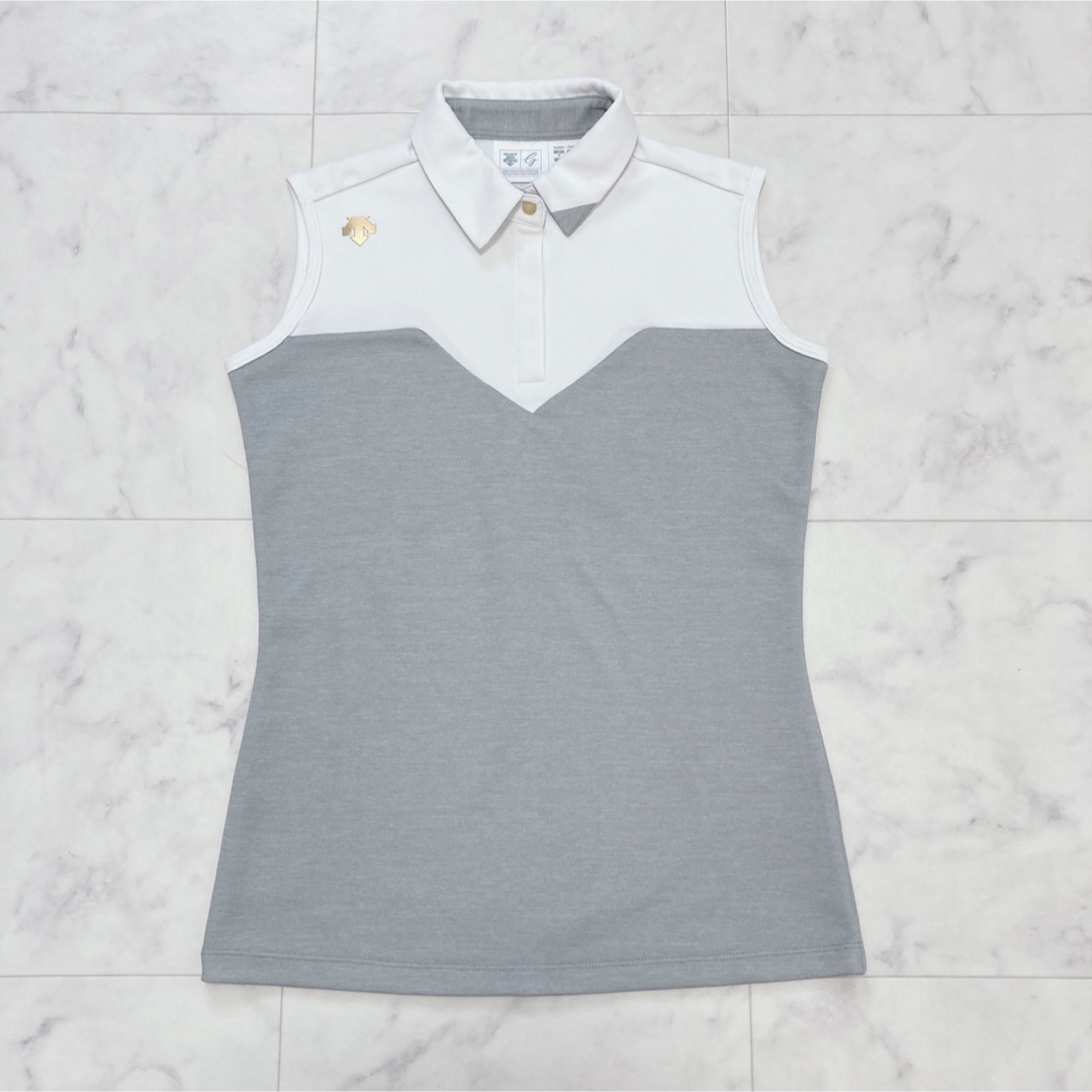 DESCENTE 定価1.3万 ウォーターブロック鹿の子 スリーブレスシャツ DESCENTE 定価1.3万 ウォーターブロック鹿の子 スリーブレスシャツ