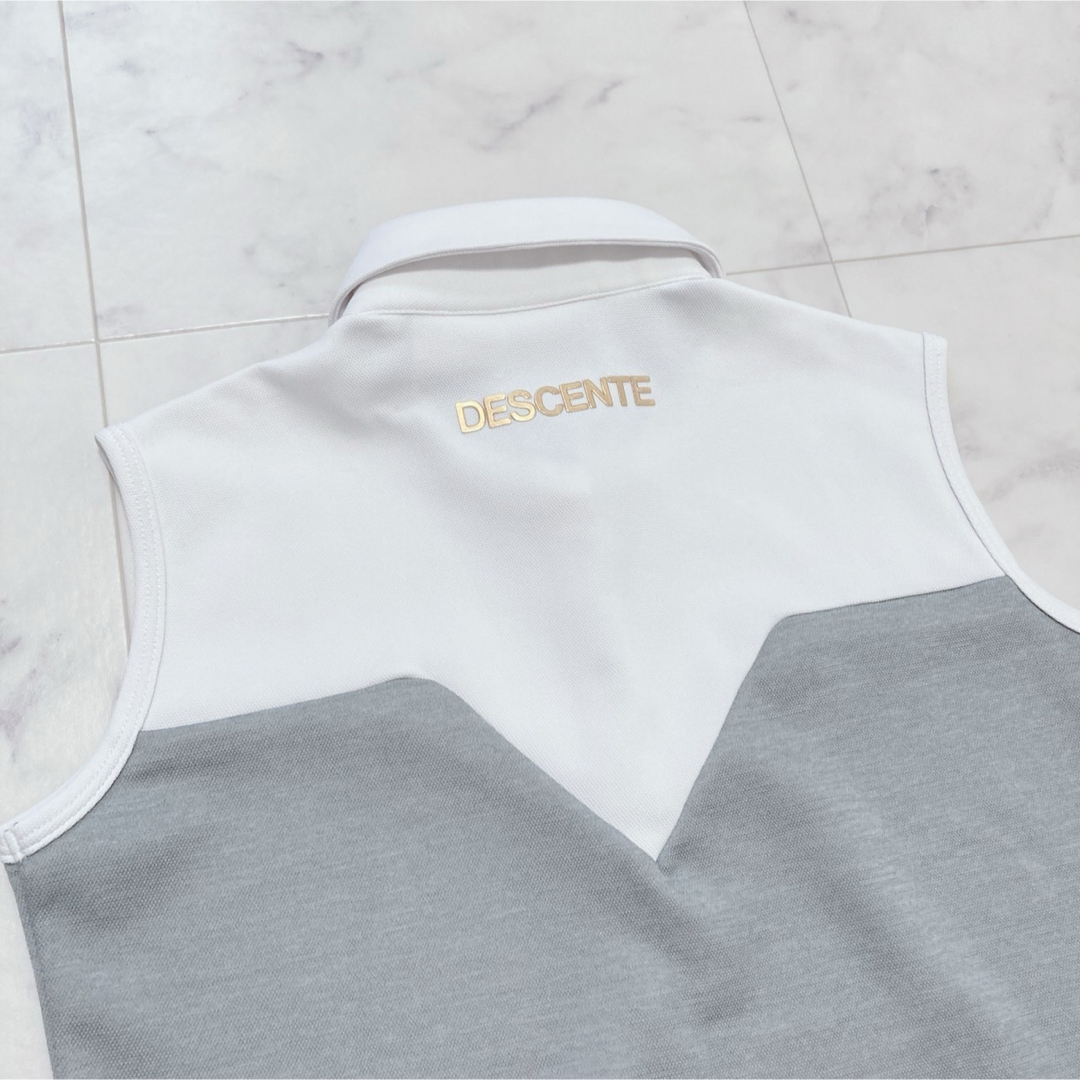 DESCENTE 定価1.3万 ウォーターブロック鹿の子 スリーブレスシャツ DESCENTE 定価1.3万 ウォーターブロック鹿の子 スリーブレスシャツ