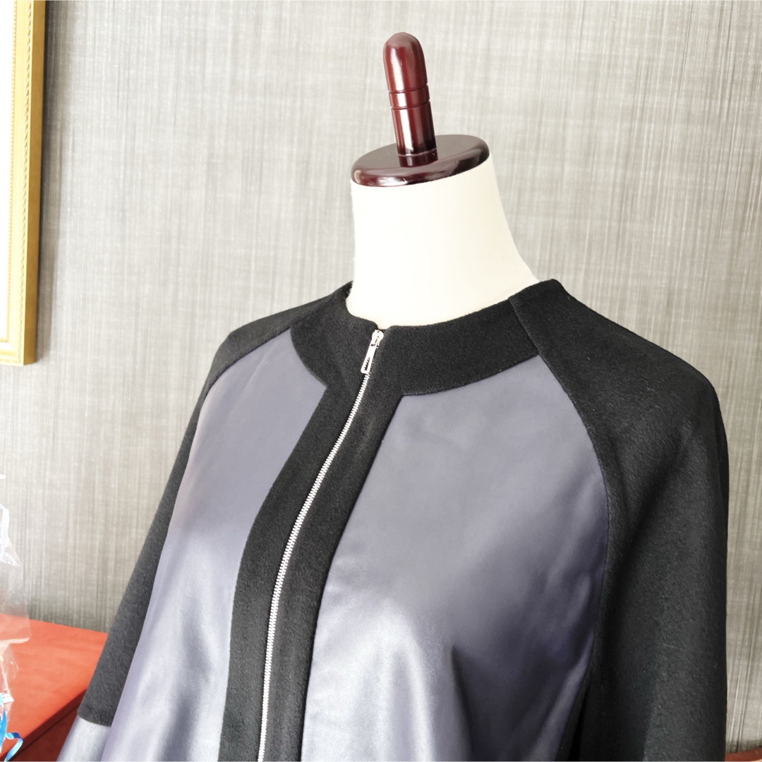 HERMES - 美品 HERMES エルメス レザー ブルゾン カシミヤ HERMES - 美品 HERMES エルメス レザー ブルゾン カシミヤ