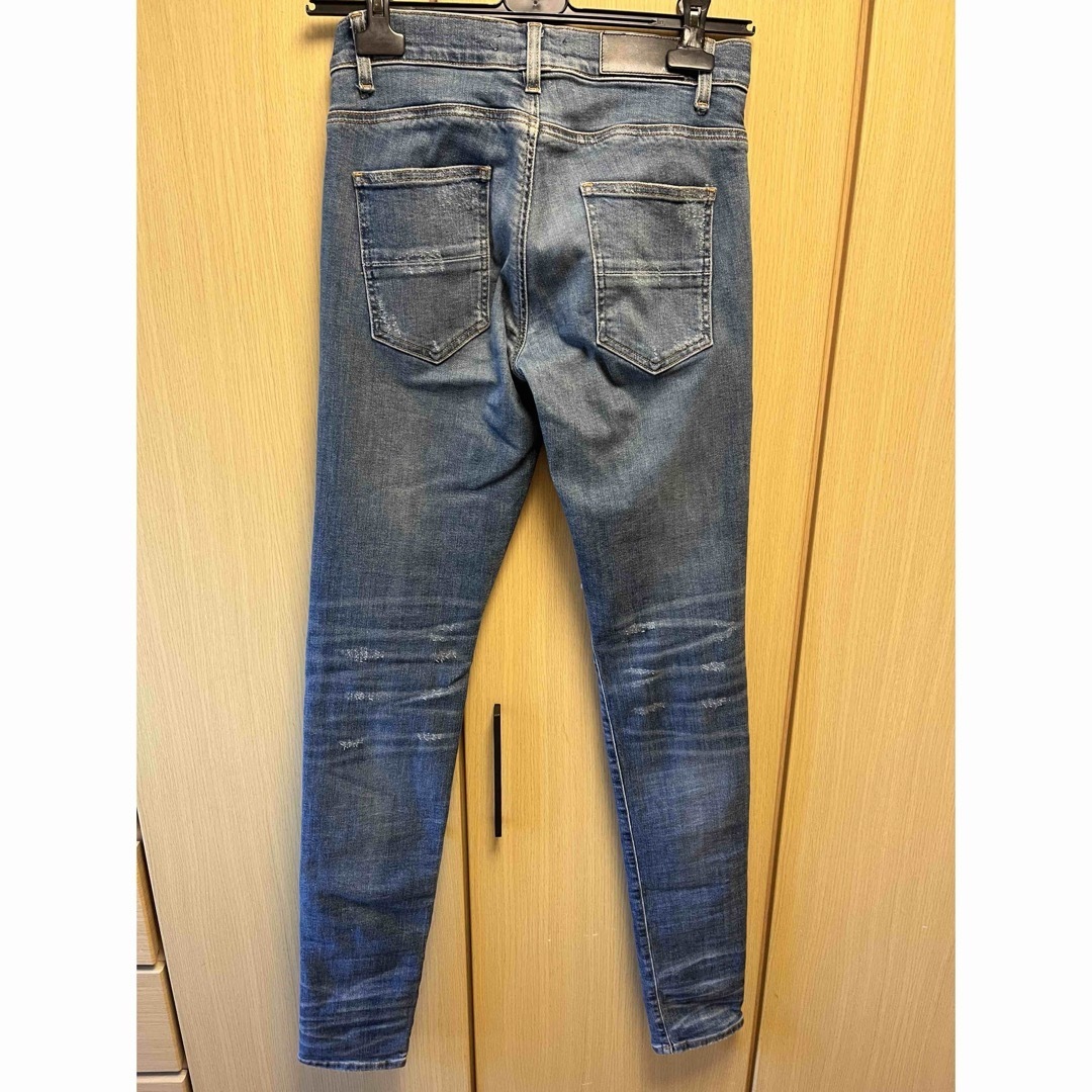 AMIRI - 正規 AMIRI アミリ MX-1 レザーパッチ デニムの通販 by AMIRI - 正規 AMIRI アミリ MX-1 レザーパッチ デニムの通販 by